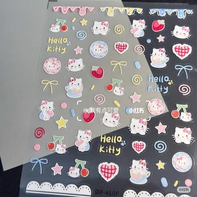 卡通浮雕贴纸可爱蝴蝶结ktdiy