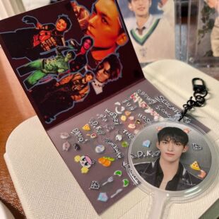 小红书同款seventeen应援果冻美甲贴纸防水带背胶DIY指甲装饰贴画