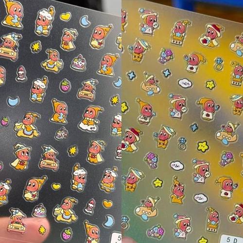 现货爆款潮玩星星人可爱diy贴纸