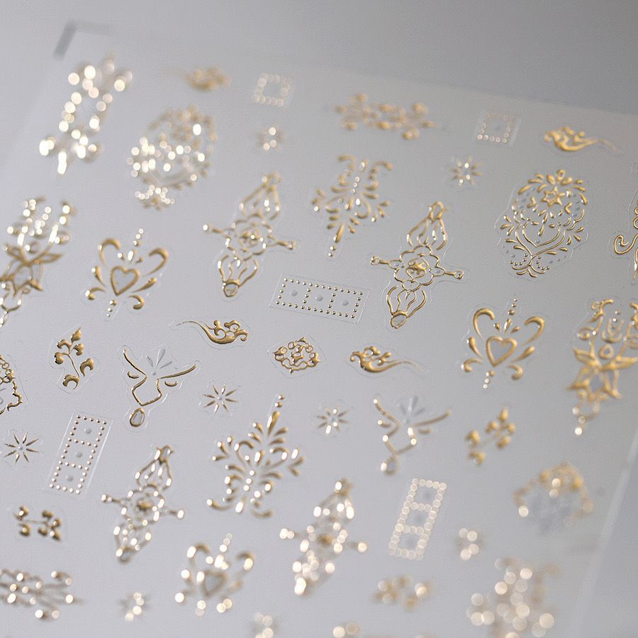 波西米亚民族风复古花纹装饰贴