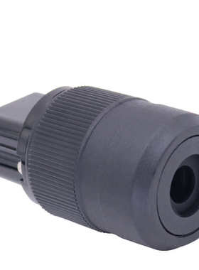 C19发烧音响电源插头16A 250V三横孔品字电源插头hifi电源线尾插