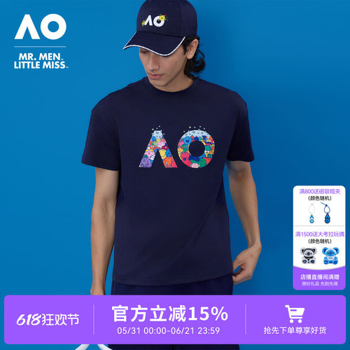 AO澳网MMLM联名运动T恤男