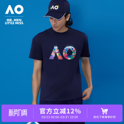 AO澳网MMLM联名运动T恤男