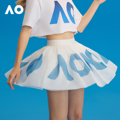 AO澳网舒适清爽时尚百搭网纱安全裤设计轻盈网纱半身裙女夏季