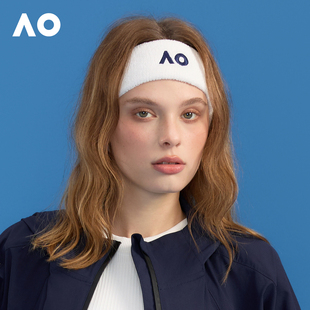 AO澳网运动发带网球吸汗止汗头带2025新款日常外戴导汗跑步健身