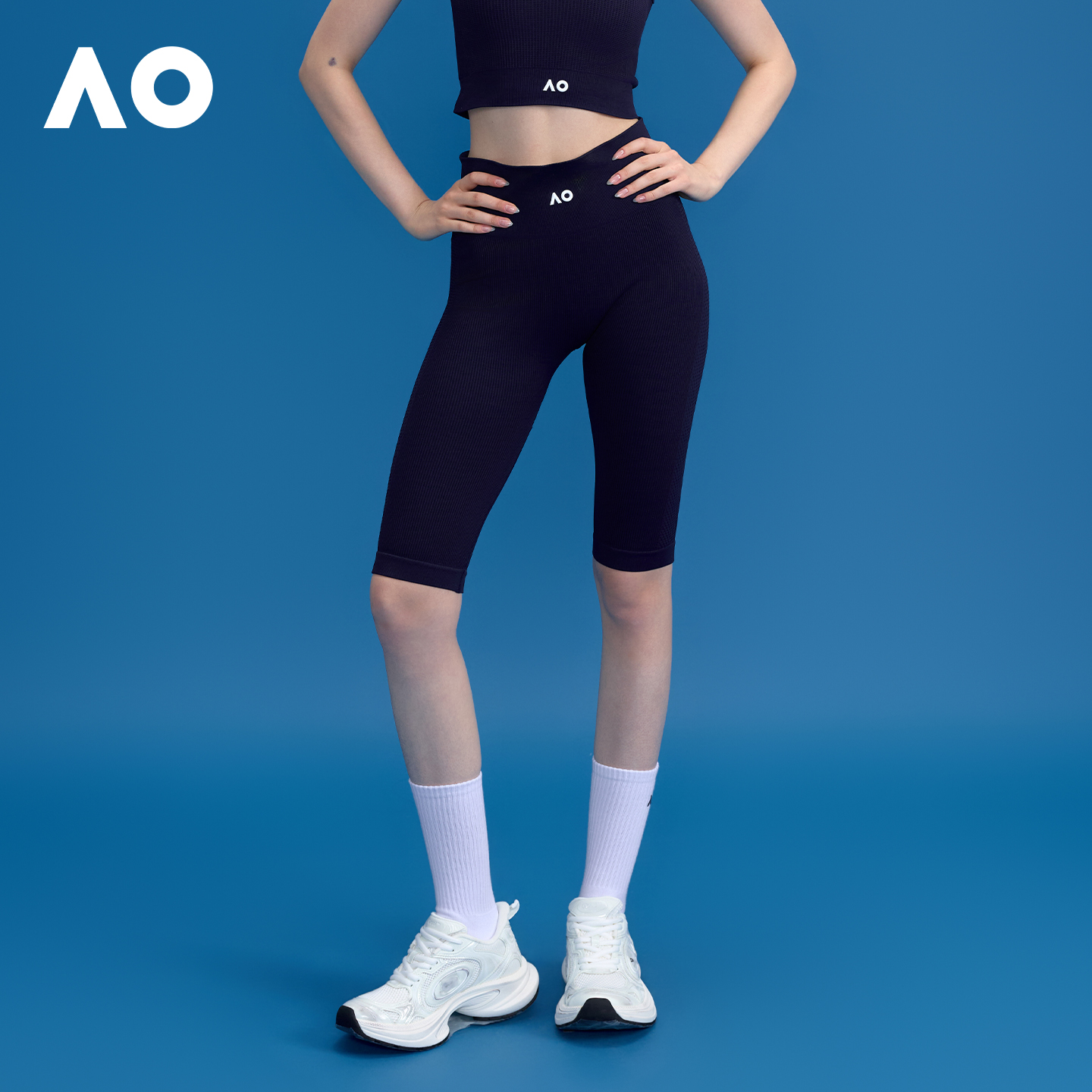 AO澳网五分瑜伽裤女短裤网球服