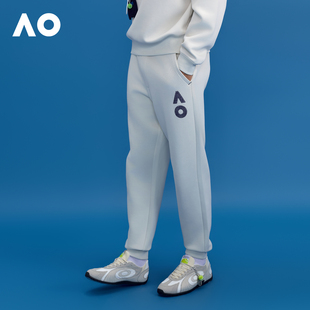 AO澳网运动长裤字母裤子男25年秋季新款休闲男士网球运动服卫裤