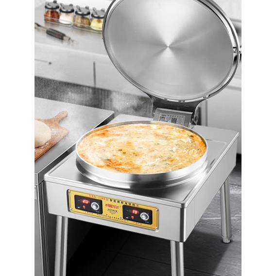 商用电饼铛80型烤饼机千层饼双面加热烙饼机煎饼锅烤饼炉自动恒温