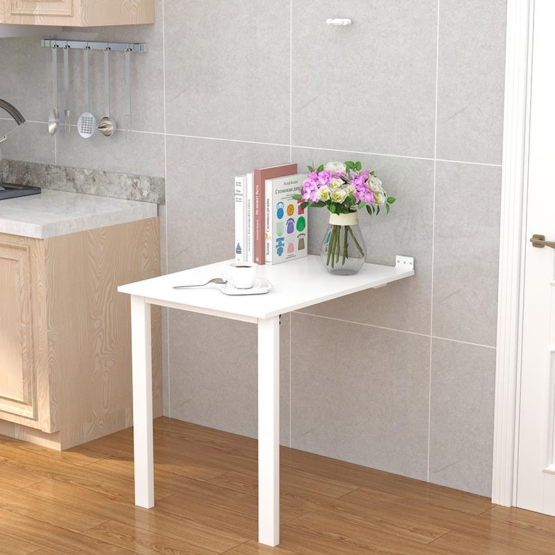 隐形餐桌壁挂折叠桌厨房学习活动小户型墙壁桌简约现代定制桌面板