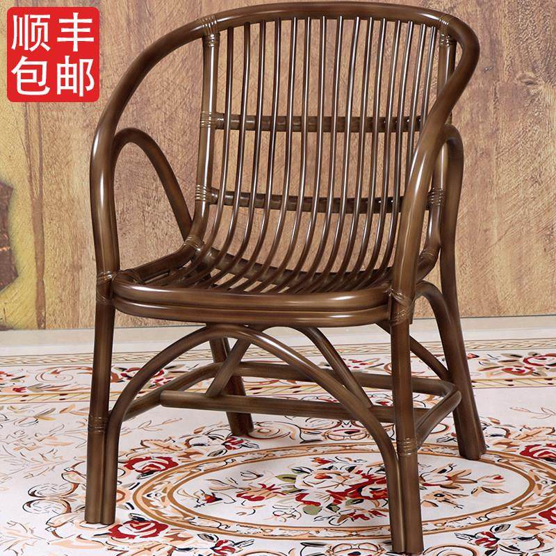 天然藤椅三件套阳台茶桌椅组合单人藤椅子靠背椅客厅庭院休闲腾椅,住宅家具,阳台椅,淘宝优惠券,粉丝福利购,淘宝优惠卷