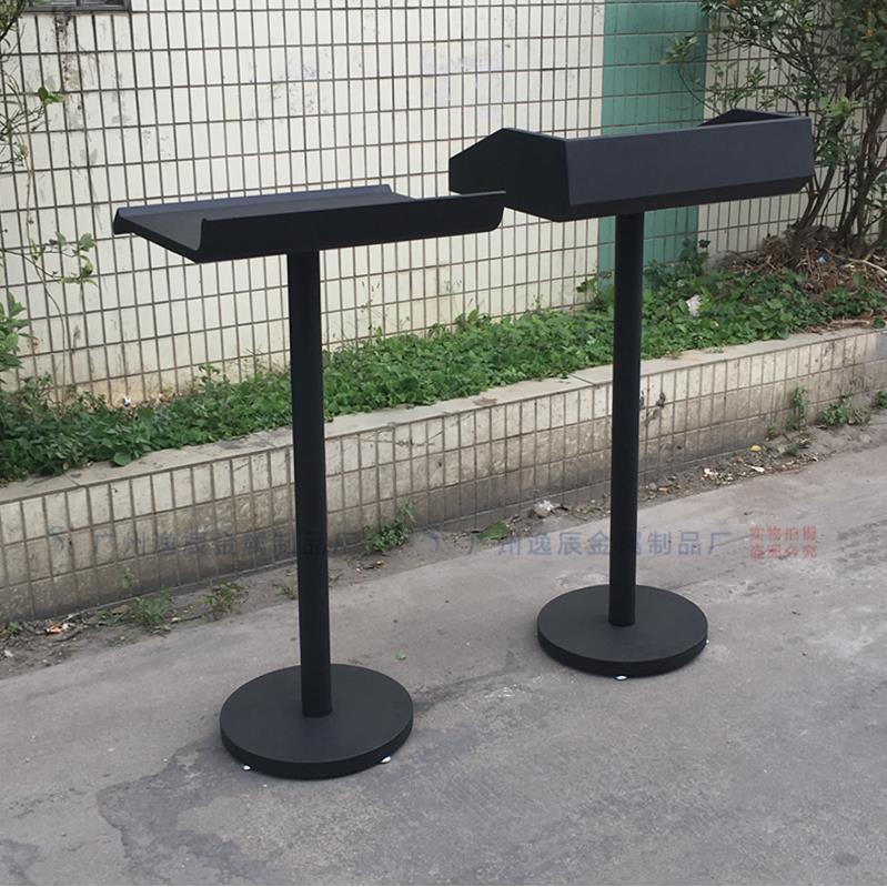 黑色讲台 演讲台迎宾台 接待台餐厅发言台商城主持台咨客讲桌简易