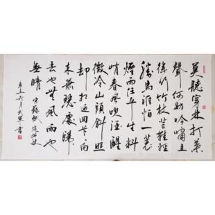 苏轼定风波武军手写书法作品草书行书楷书字画定制横幅客厅书房