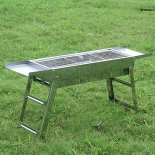 不锈钢烧烤炉户外便携式 折叠烧烤架家用木炭烤肉架碳烤炉野外厂家