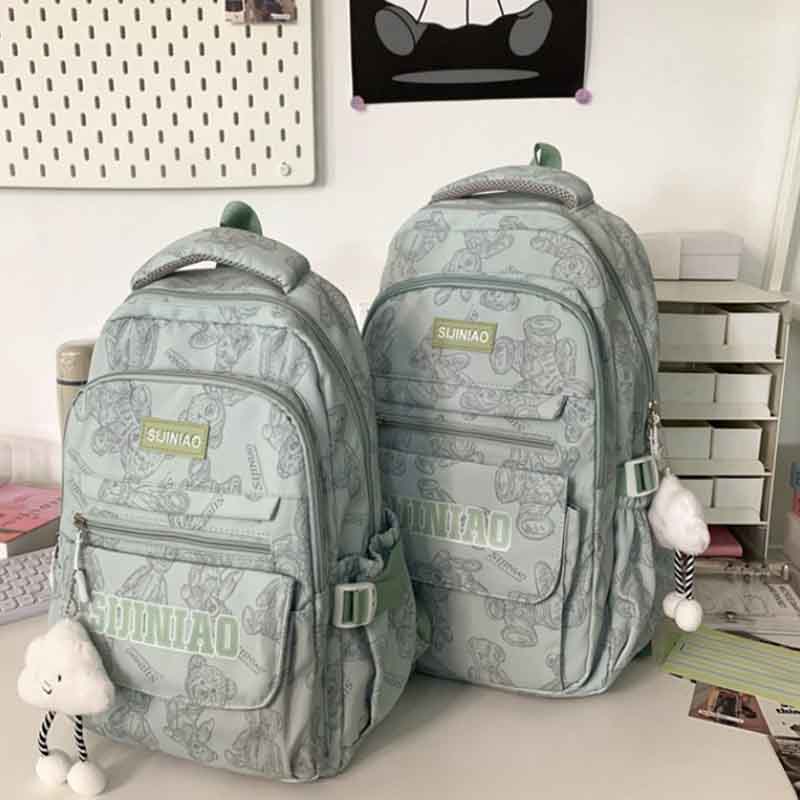 初中生双肩包女小学生漂亮书包