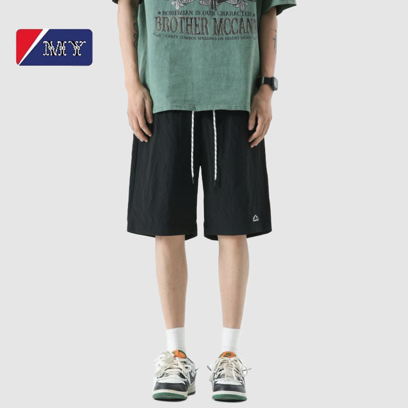 纯棉运动短裤男2025夏季新款男士港风透气宽松直筒休闲五分裤,男装,短裤,淘宝优惠券,粉丝福利购,淘宝优惠卷