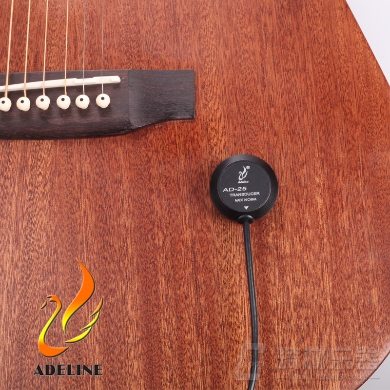 精品爱德琳娜Adeline AD25原声民谣吉他木吉他贴片拾音器免开孔可