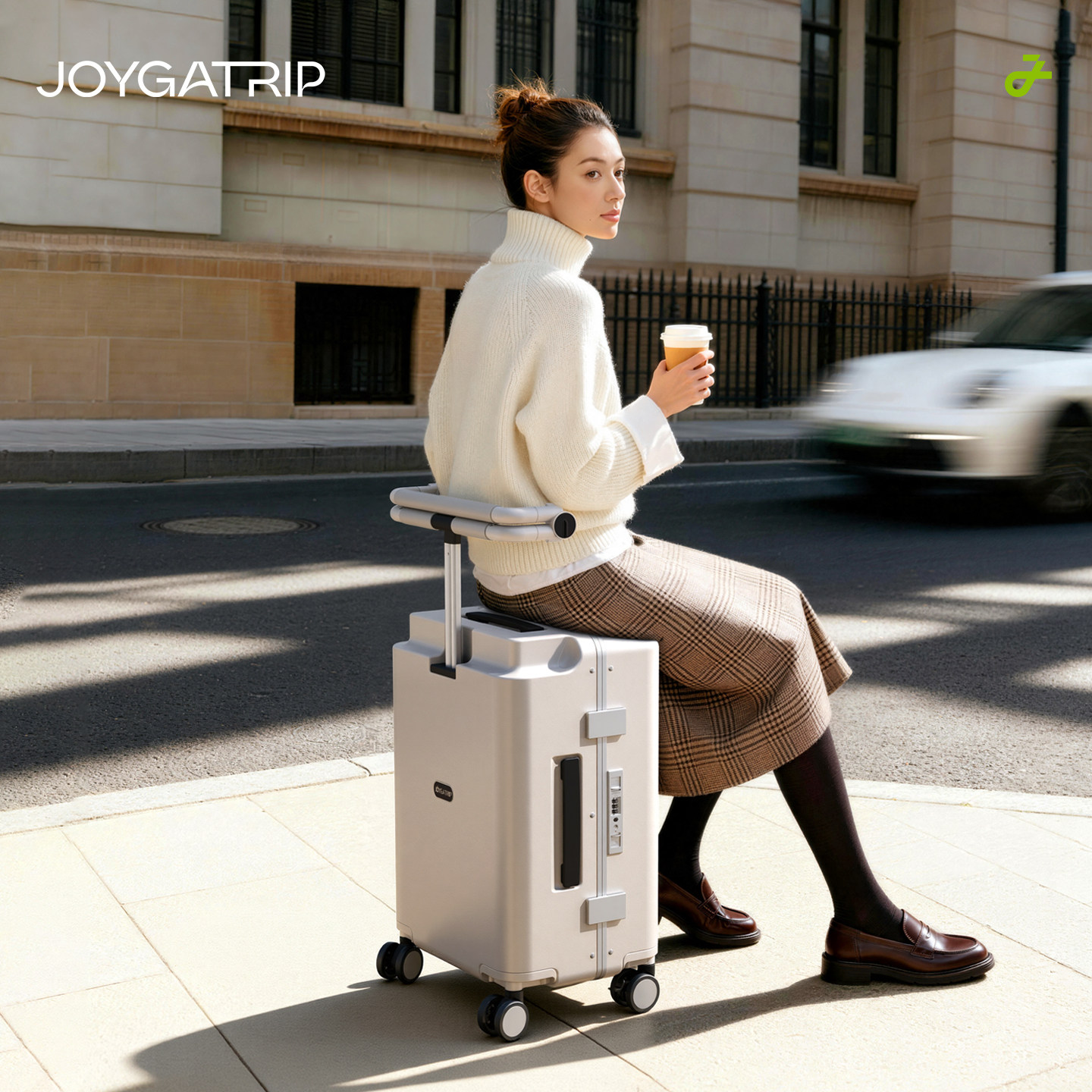 【新品】最+旅程行李箱可坐大人儿童登机结实拉杆箱多功能旅行箱