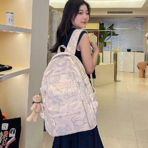 女学生大容量减负轻便双肩书包