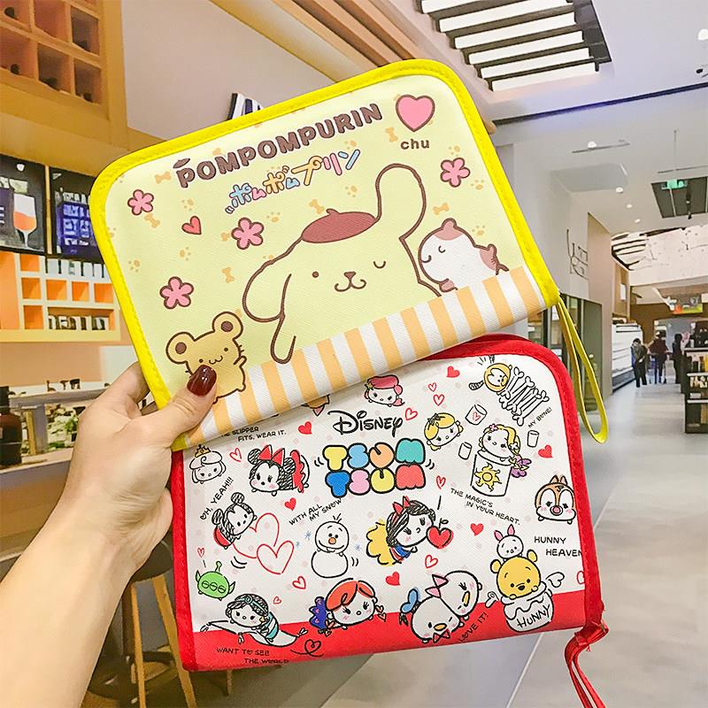卡通家用儿童宝宝出生证大容量收纳袋子卡通可爱产检母子妈咪卡包