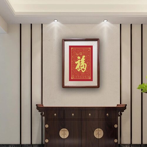 【万福图铜板画】客厅书房玄关画