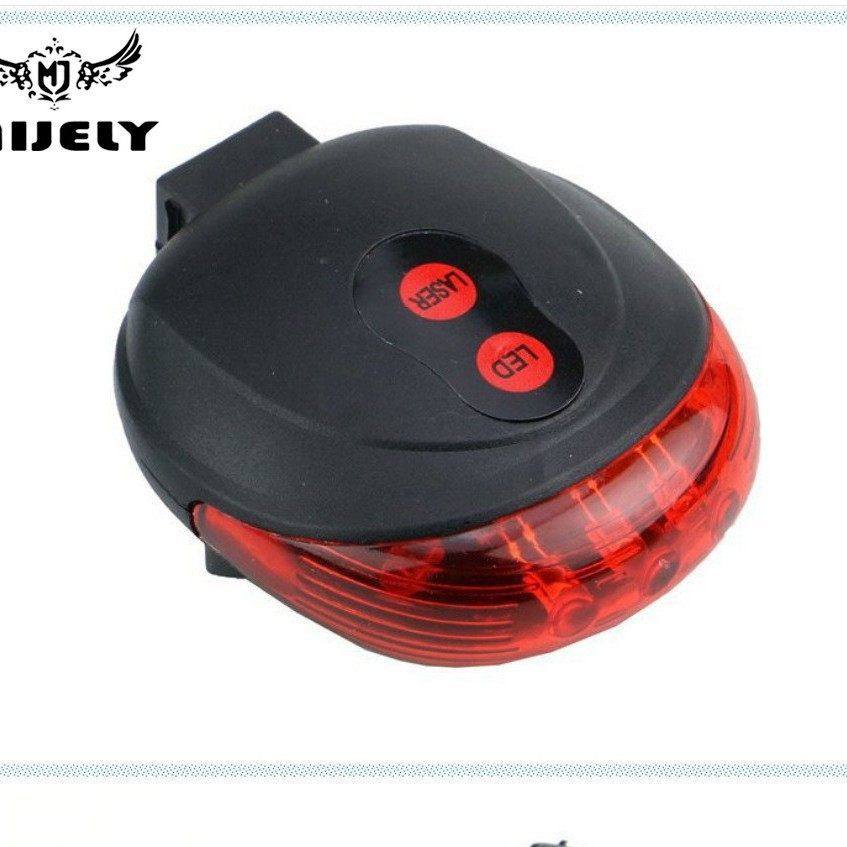 自行车灯激光尾灯平行线安全警示尾灯山地车死飞配件骑行装备