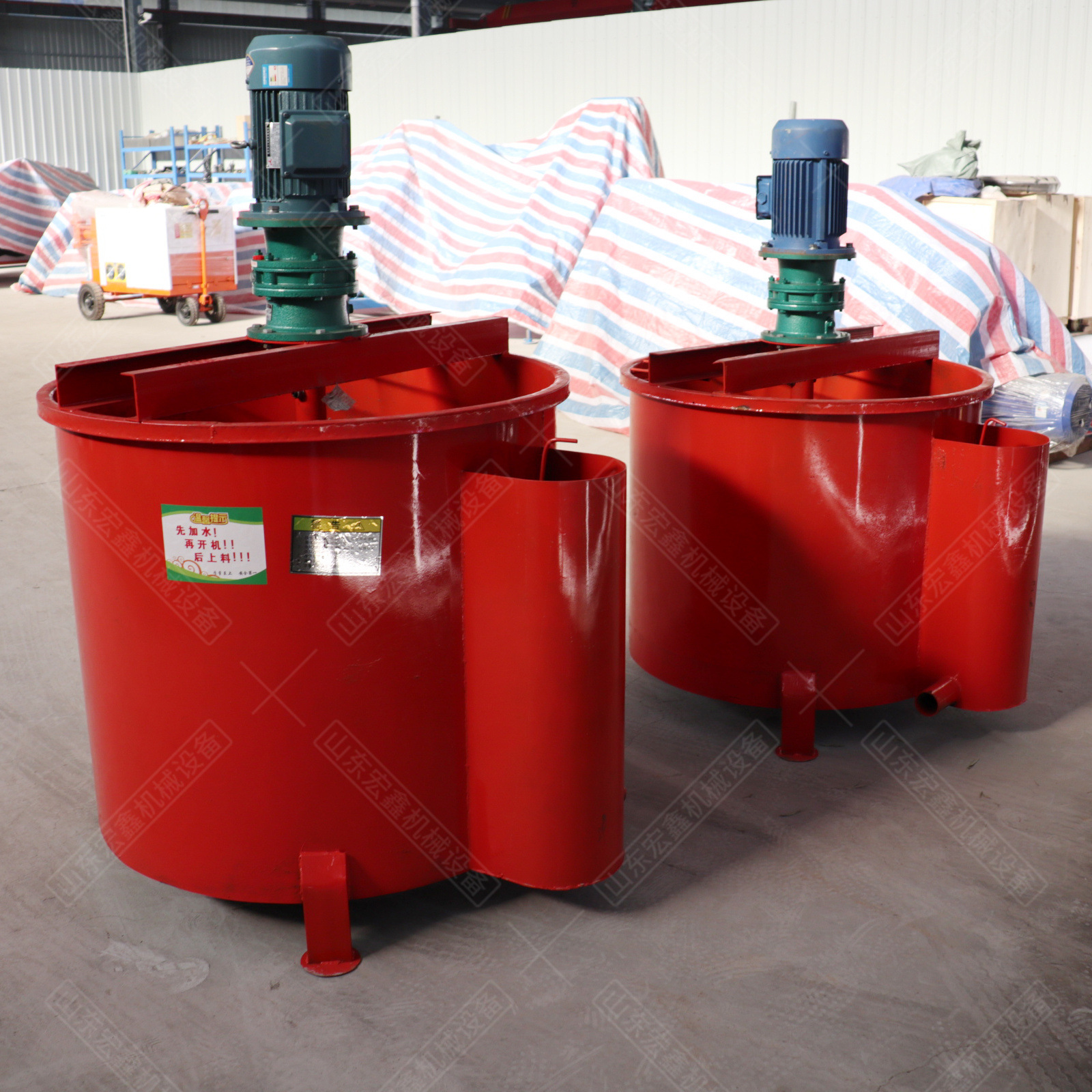 建筑工程用水泥砂浆单层搅拌机小型混凝土立式电动搅拌桶