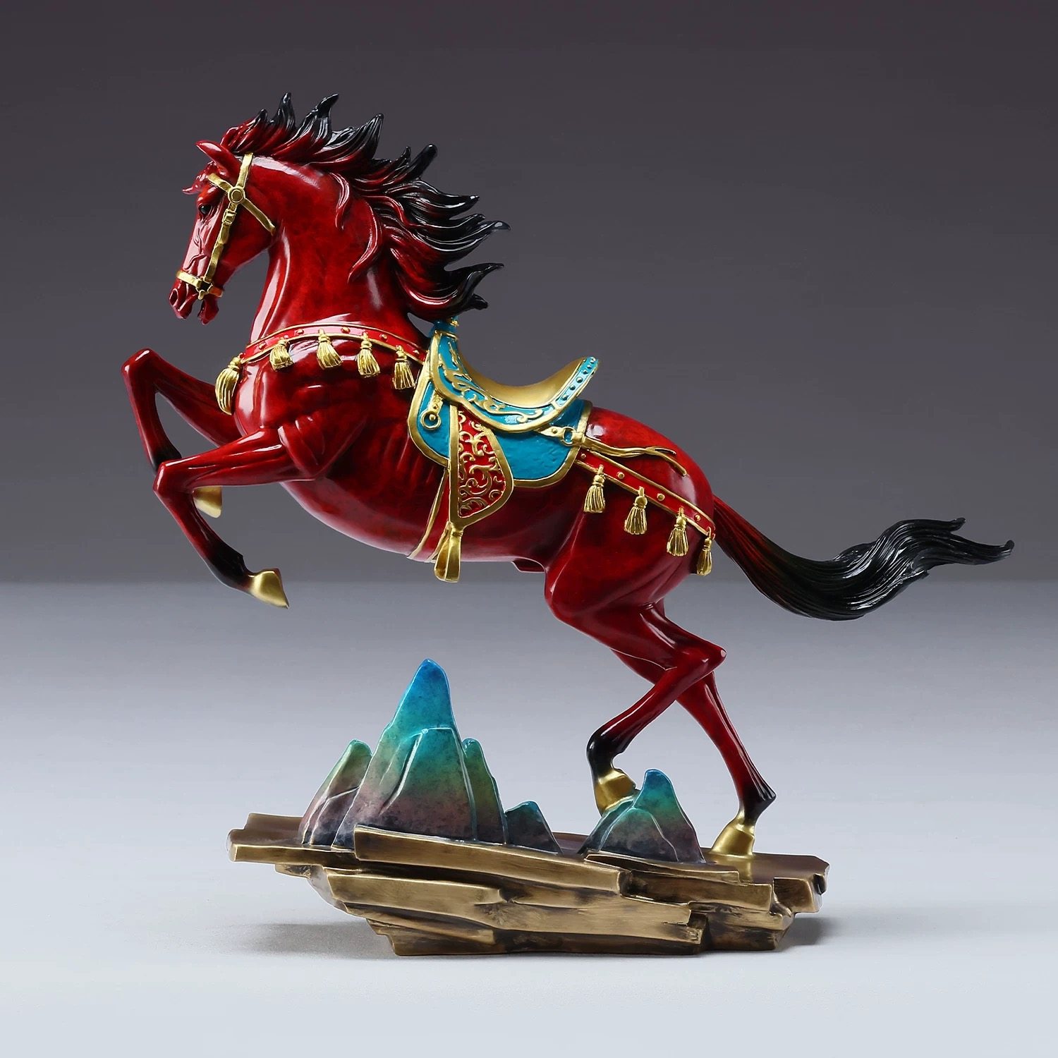 千里马铜马摆件工艺品战马到成功办公室桌面装饰品乔迁开业礼品,家居饰品,桌面摆件,淘宝优惠券,粉丝福利购,淘宝优惠卷