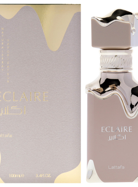 美国直邮 Lattafa拉塔法香水Eclaire 奶油松饼 中性香 EDP 美食调