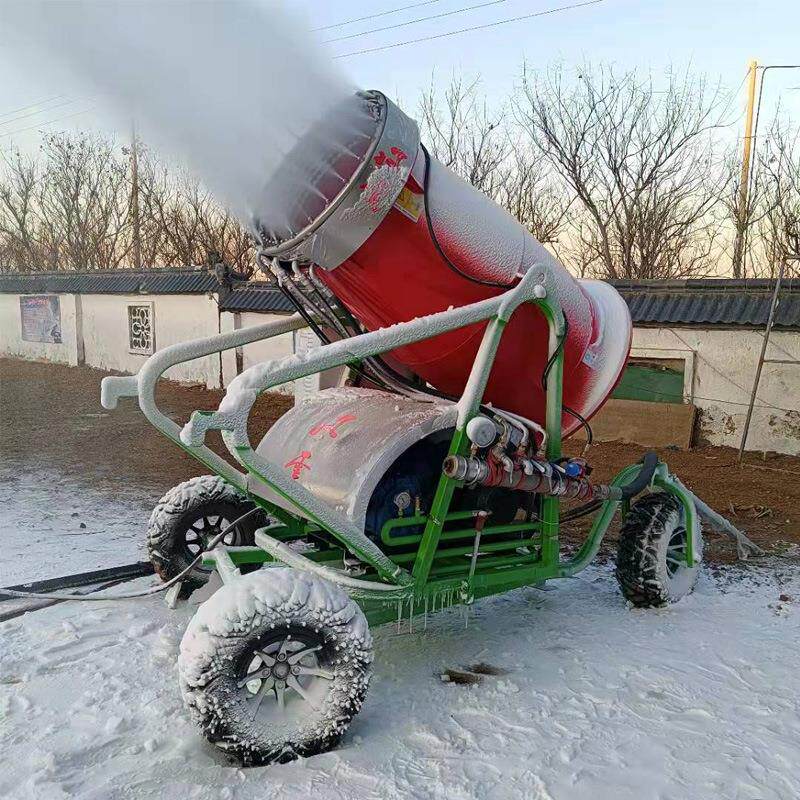 小型炮式造雪机 游乐场所滑雪场人工造雪机 观景树枪式喷雪机