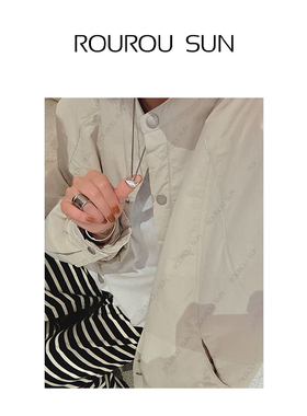 29078简约小众设计感元宝吊坠时尚百搭项链个性潮流