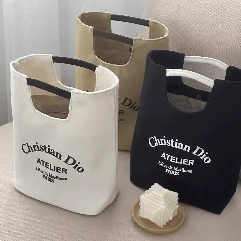 便当盒手提包饭盒包外出上班简约帆布包日用化妆宝妈手提休闲布包