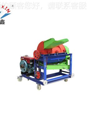 厂家双风获道脱机 玉米花生稻子脱机玉米收撕粒OMF皮脱粒粒机