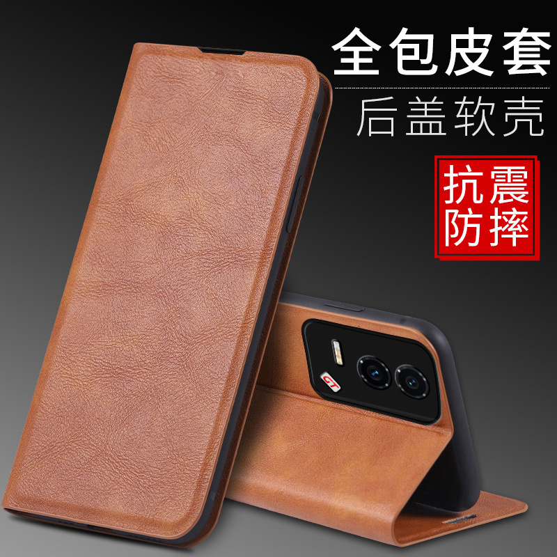 华为荣耀GT手机壳GTPro保护Power双面带盖Honor30pro翻盖X200por皮套V100磁吸P90支架80se插卡套70适用60男50