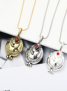 欧美跨境热销饰品 日记同款马鞭草项链 时尚情侣锁骨链  跨境