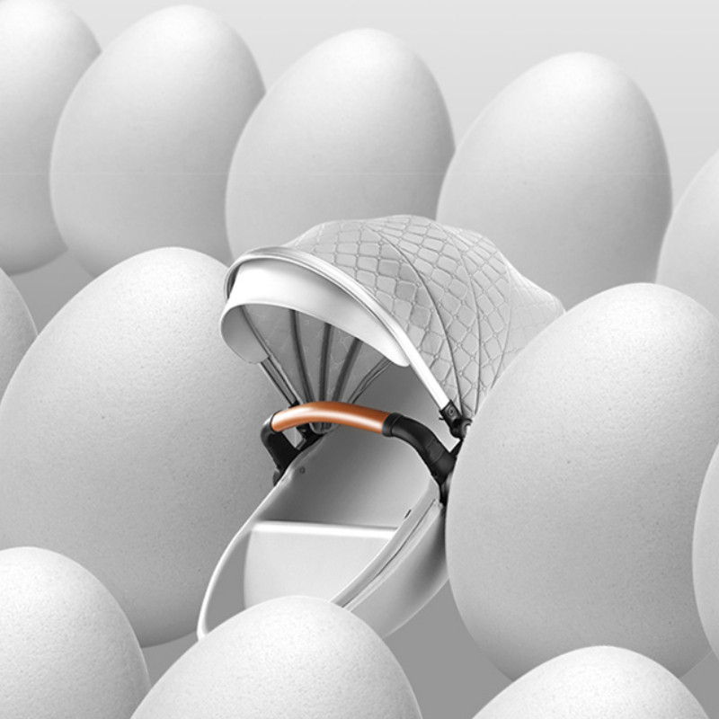 极速Baby Stroller 2 in 1 Can Sit CCan Lie Baby Pram High Lan