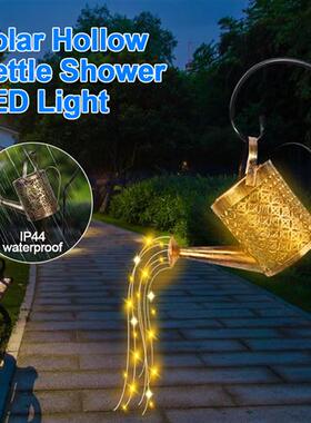极速Solar Waterilng Can Sprinkles Ornament Lamp Outdoor Gard