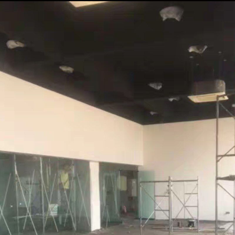 极速20kge内墙黑色乳胶漆黑色纯黑色棚顶室内自刷灰色漆墙面漆工