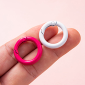 套装 钥匙圈钥匙扣挂件 10个 创意个性 DIY 多色简约开口圈B 新品