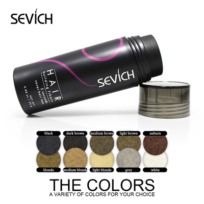 极速10pcs/lot 25g Sevich Hair Building JFibers Styling Color