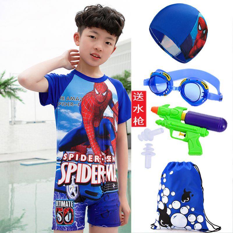 极速儿童泳衣男童泳衣泳裤套装男B孩分体连体游泳衣中大童小孩沙