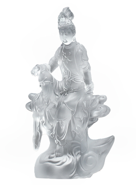 新品琉璃观世音观自在菩萨佛像居家F用供奉佛堂寺院禅意可定制自