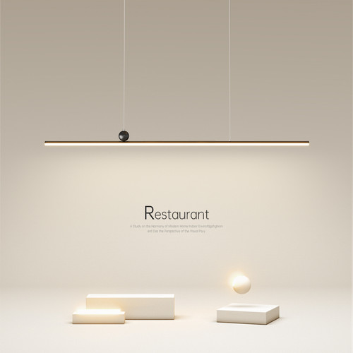led吊灯创意餐厅灯简约现代客厅灯卧室灯饭厅吧台灯餐桌岛台灯具