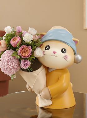 创意花瓶摆件客厅插花电视柜装饰搬家乔迁新居新婚结婚礼物送新人