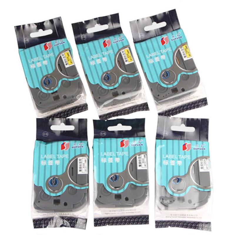 硕方LP5125BT标签机色带LA231 L631标签纸12mm强粘线缆标签带