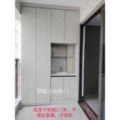 全铝合金柜门蜂窝板spc航空板橱柜门定制衣帽间门PET栅栏门壁柜门