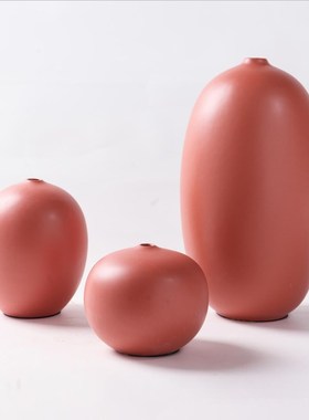 轻奢家居装饰品陶瓷花瓶摆件创意客厅现代简约博古架花器装饰摆设