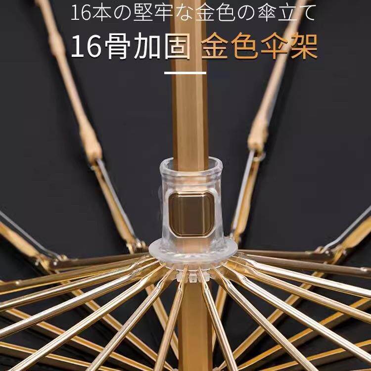 Mamo658ru暴雨专用伞61骨风抗暴雨伞复古人折双叠伞高端商务大号