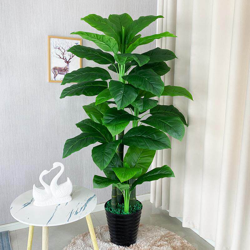 假假花仿真花室万年青内装饰大型仿真植物树盆栽客厅摆NVJ件落绿