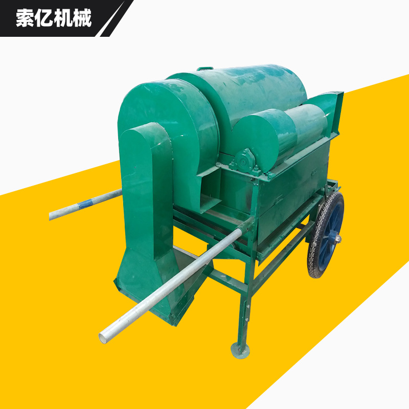 现货家用油菜籽脱粒机 水稻小麦稻谷打籽机 手推式五谷杂粮脱粒机