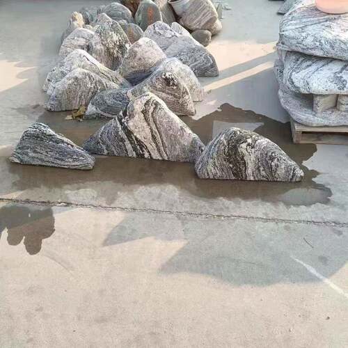 雪浪石切片合景观石室枯山石水内造景天然假山056石头庭院泰组山